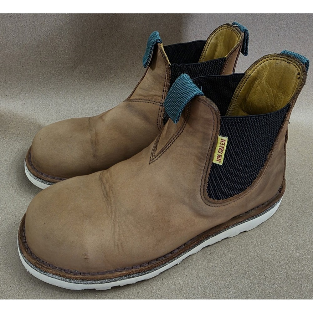Jim Green ( Uk 6 US 7) Stockman Men's Chelsea Boots Brown  Safety Toe